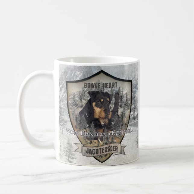 Taza De Café Jagdterrier Apache v. Renbrad  (Izquierda)