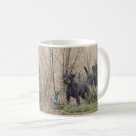 Taza De Café Jagdterrier, Bo contra Renbrad Kennel". Pegatina P