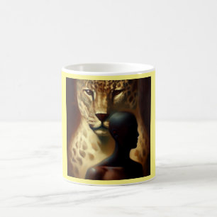 Taza De Café Jaguar de animales espirituales 1