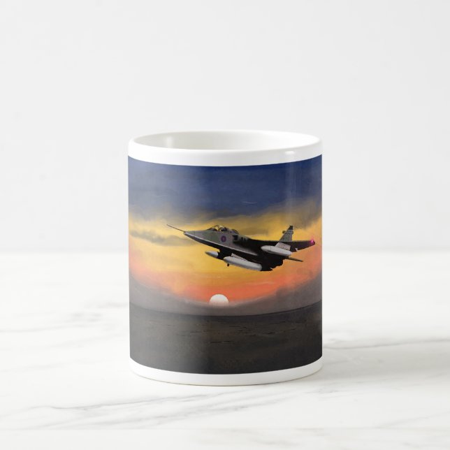 Taza De Café Jaguar Fighter Sunset Mug (Centro)
