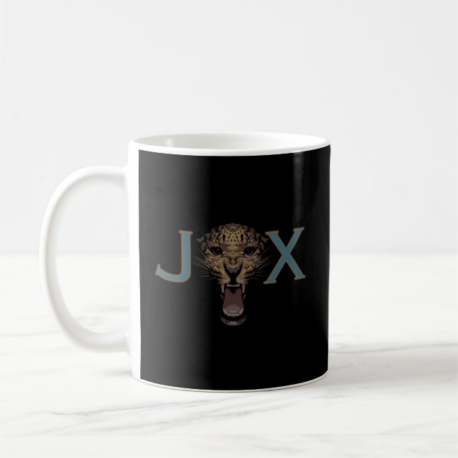 Taza De Café Jaguar Jax Funny Jacksonville Florida Regalos (Izquierda)