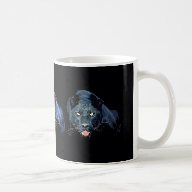 Taza De Café Jaguar - Pantera negra (Derecha)