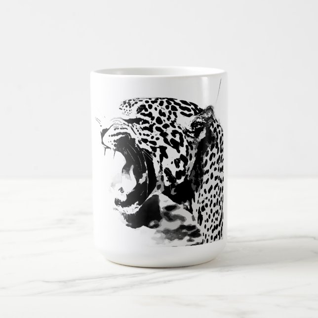 Taza De Café Jaguar Rugiente (Centro)