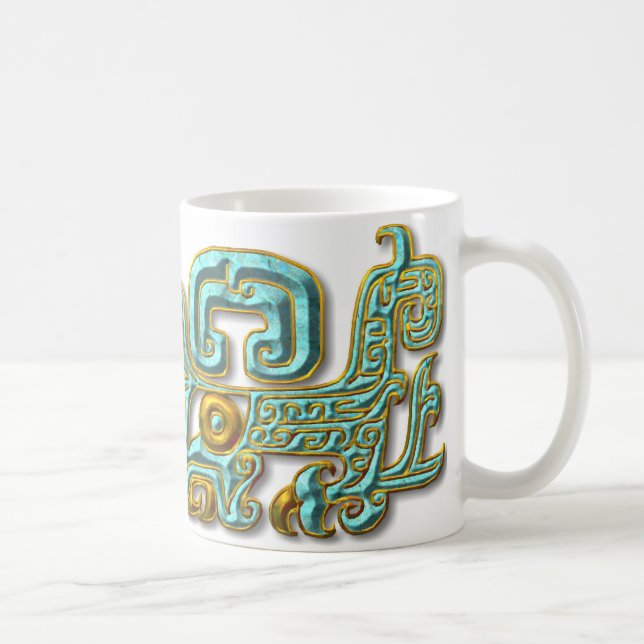 Taza De Café Jaguar-Turquesa maya (Derecha)