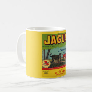 Taza De Café Jaguar Yams Label Coffee Mug