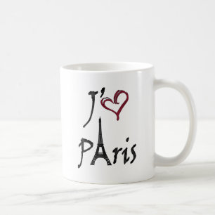 Taza De Café j'aime Paris