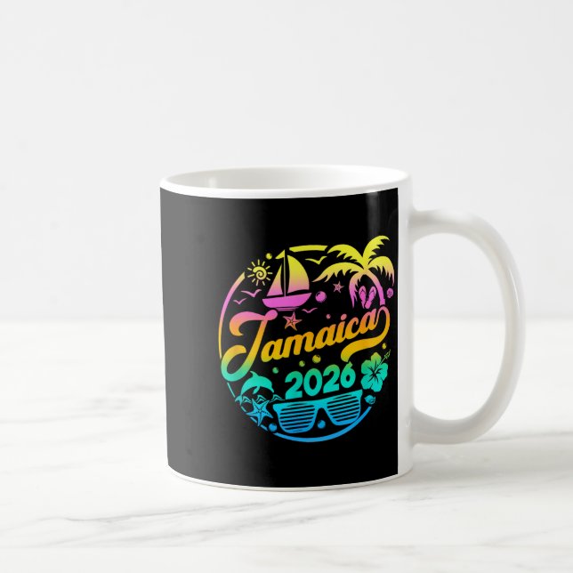 Taza De Café Jamaica 2026 Family Vacation Beach Matching Group  (Derecha)