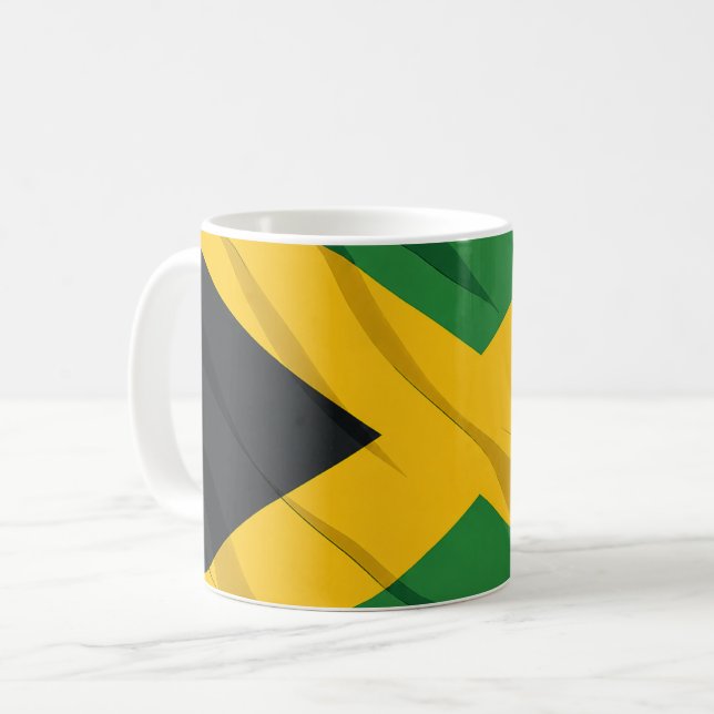Taza De Café Jamaica Flag Mug (Anverso izquierdo)