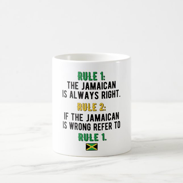 Taza De Café Jamaica: Raíces, bandera de Jamaica, herencia jama (Centro)