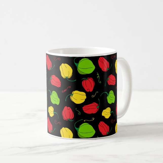 Taza De Café Jamaican Scotch Bonnet Food (Anverso derecho)