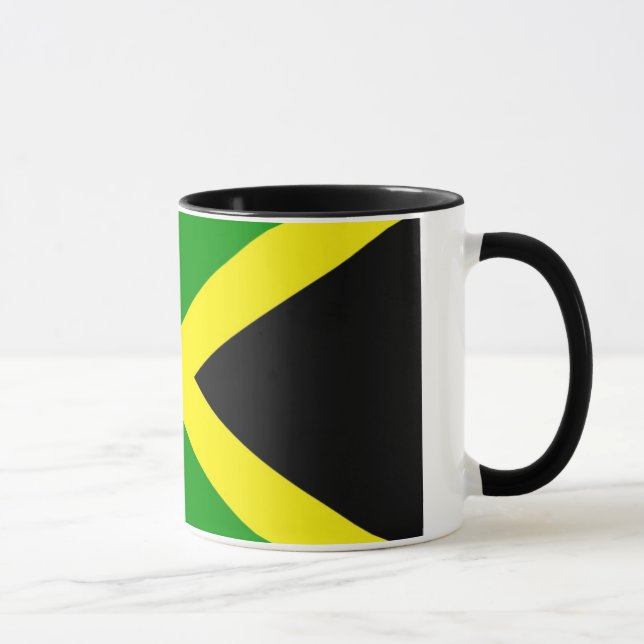Taza de café jamaicana de la bandera (Derecha)
