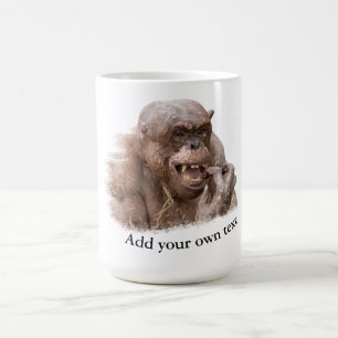 Taza De Café Jambo el chimpancé sin pelo