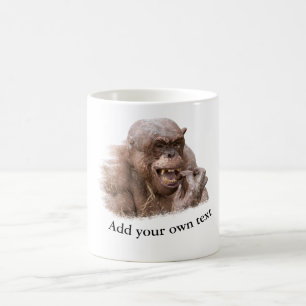 Taza De Café Jambo el chimpancé sin pelo