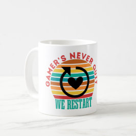 TAZA DE CAFÉ JAMER NUNCA RENUNCIA - NOSOTROS REINICIAMOS - JUEG