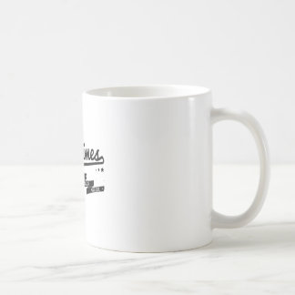 Taza De Café James - a veces retro de las letras inspirado