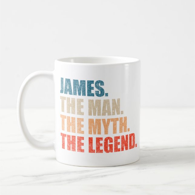 Taza De Café James El Hombre El Mito La Leyenda (Izquierda)