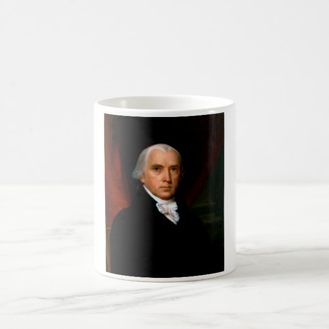 Taza De Café James Madison el cuarto presidente: América coloni (Centro)