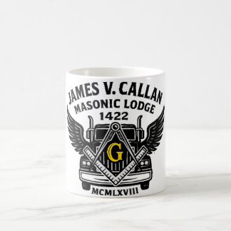 Taza De Café James V. Callan Lodge #1422 Café Mug