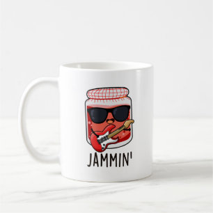 Taza De Café Jammin Funny Rocker Jam Pun