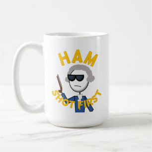 Taza De Café Jamón tirado primero