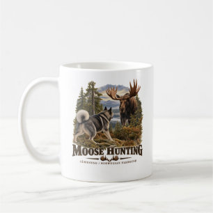 Taza De Café Jämthund Caza de Alces ,Perro Escandinavo