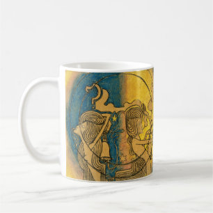 Taza De Café Jan Toorop Art Nouveau Dos figuras femeninas estil