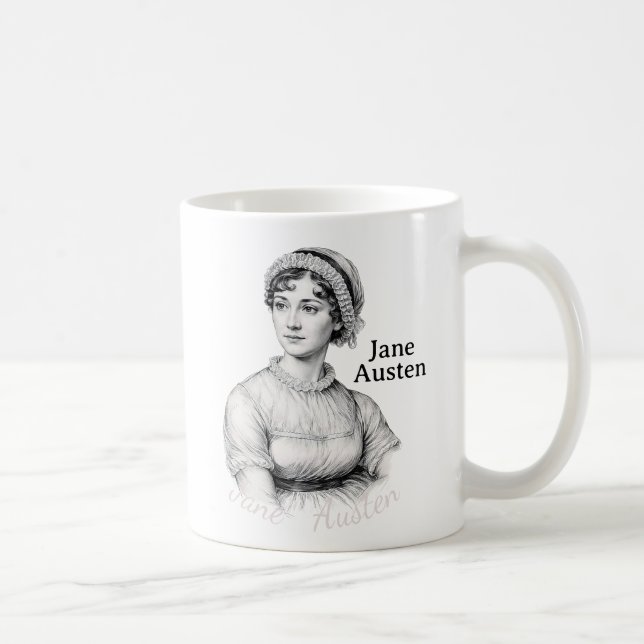 Taza De Café Jane Austen (Derecha)