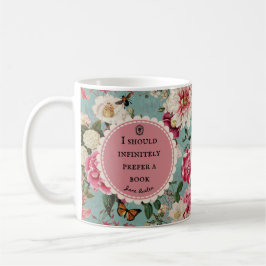 Taza De Café Jane Austen Book Quote Mug