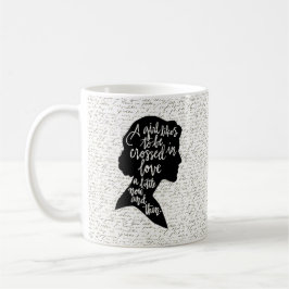 Taza De Café Jane Austen Cita Mug - Comienza Tu Día Inspirado