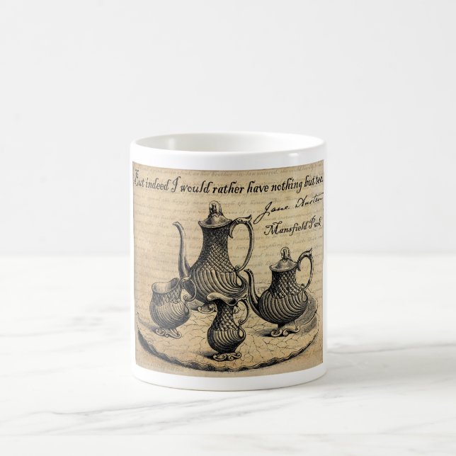 Taza De Café Jane Austen: Nada pero té (Centro)