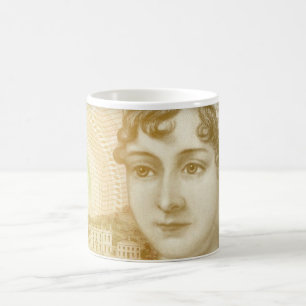 Taza De Café Jane Austen, usuaria de billetes, amante de los li