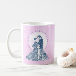 Taza De Café Jane Eyre y Edward Rochester con Pilot Pink