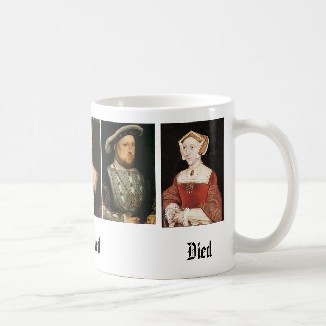 Taza De Café Jane Seymour, Catherine de Aragón, Ana Bolena,… (Derecha)