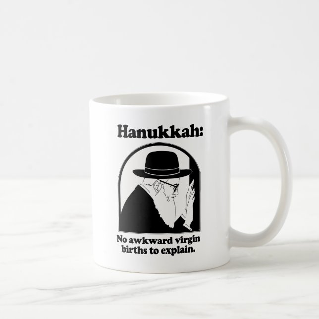 Taza De Café Jánuca - nacimientos virginales no torpes (Derecha)