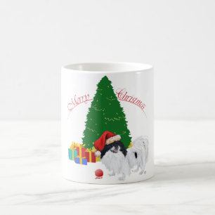 Taza De Café Japanese Chin Feliz Navidad
