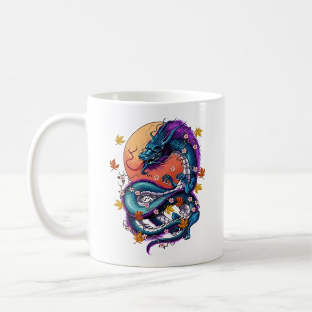 Taza De Café Japanese Dragon (Izquierda)