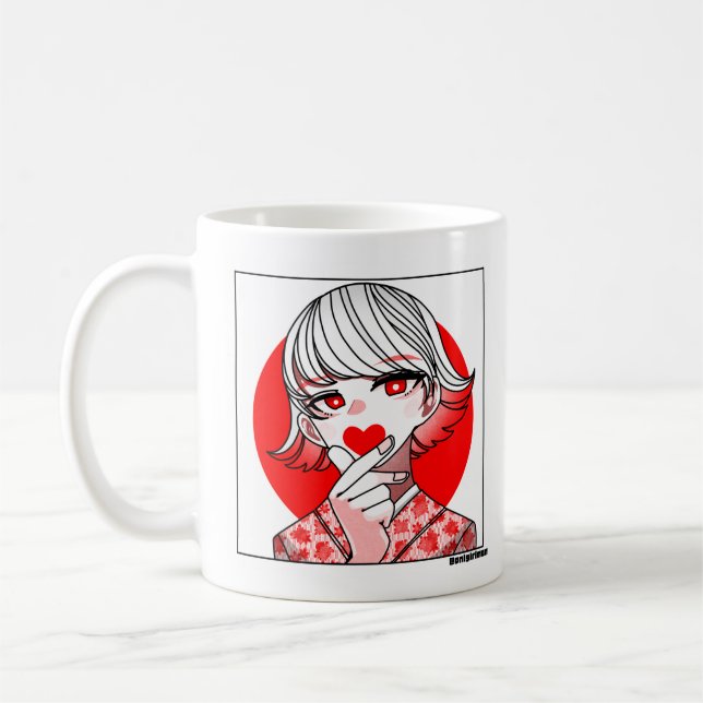 Taza De Café Japanese kimono style magcup (Izquierda)