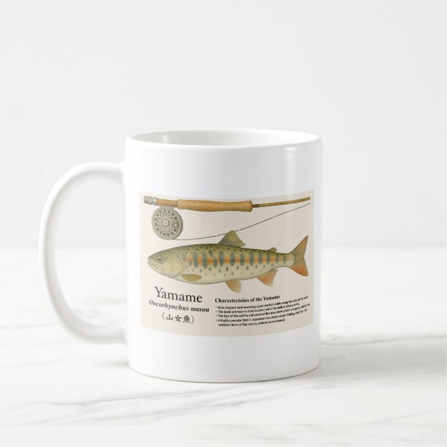 Taza De Café Japanese Native Trout – Yamame Mug (Izquierda)