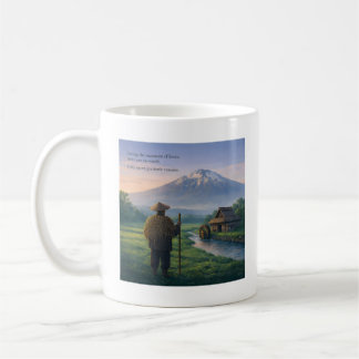 Taza De Café Japanese Poem Art Mug – Nostalgic Countryside EN