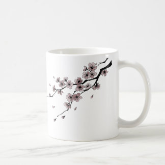 Taza De Café Japanese Samurai&Sakura Ink Art Mug