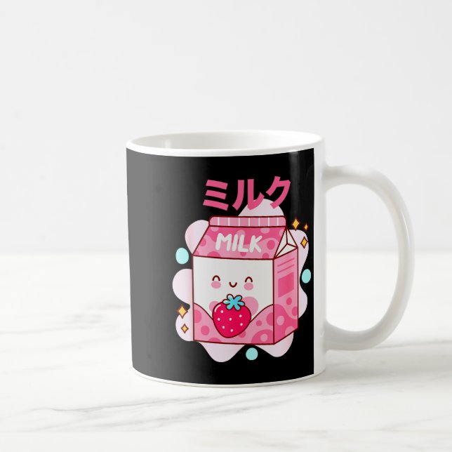Taza De Café Japanese Strawberry Milk - Nk Strawberry Milk Shak (Derecha)
