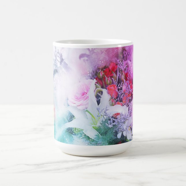 Taza De Café Jardín Botánico Colorido (Centro)