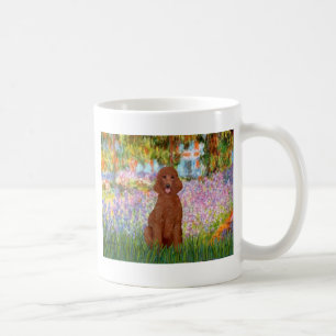 Taza De Café Jardín - Caniche Rojo Oscuro #1