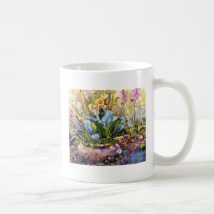 Taza De Café Jardín con las plantas 2000