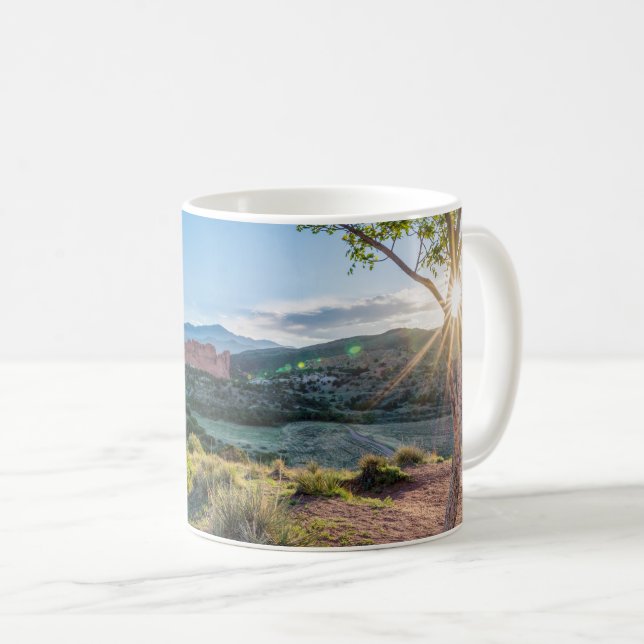 Taza De Café Jardín De Árboles De Dioses (Anverso derecho)