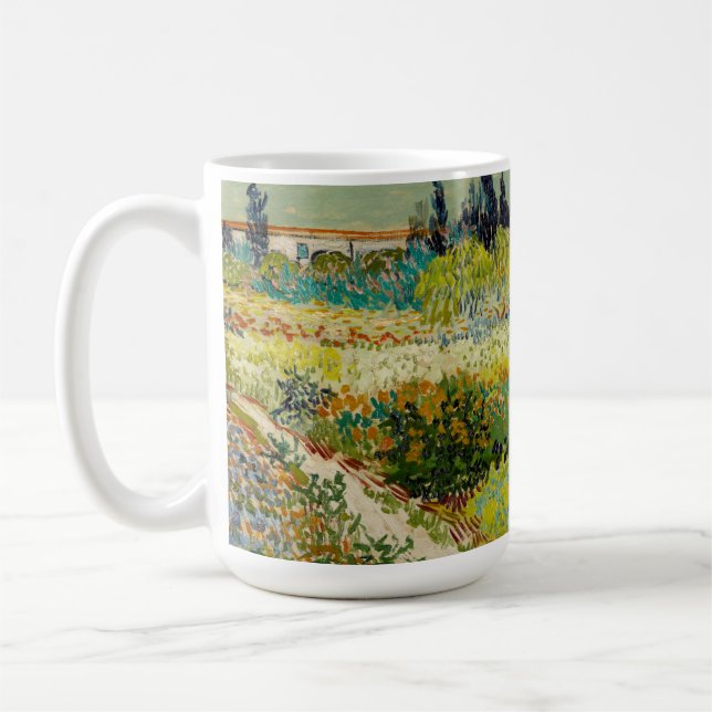 Taza De Café Jardín de Arles | Vincent van Gogh (Izquierda)