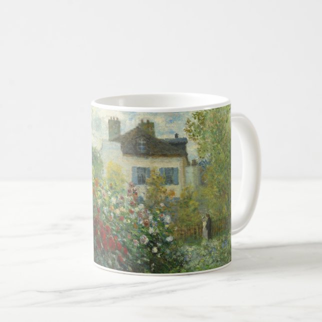 Taza De Café Jardín de artistas monet en pintura argentina (Anverso derecho)