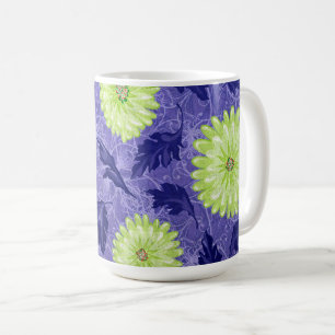 Taza De Café Jardín de Daisy a Medianoche