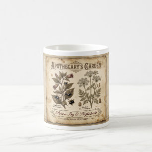 Taza De Café Jardín de Farmacia Belladona