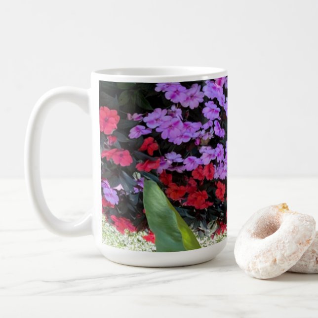 Taza De Café Jardín de flores (Con donut)